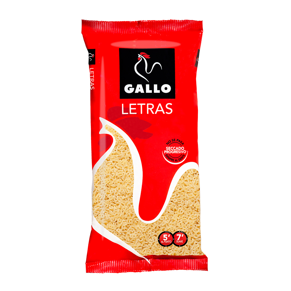 Gallo 字母造型麵